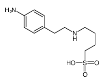 4-[2-(4-aminophenyl)ethylamino]butane-1-sulfonic acid Structure