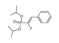 (E)-di-isopropyl α-fluorostyrylphosphonate Structure