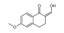 2-(hydroxymethylene)-6-methoxy-1-tetralone Structure