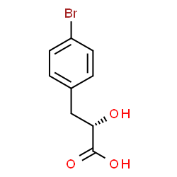 (S)-3-(4-Bromophenyl)-2-hydroxypropionic Acid structure