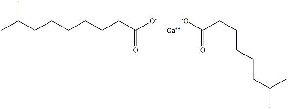 (isodecanoato-O)(isononanoato-O)calcium structure