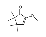 2-methoxy-4,4,5,5-tetramethyl-cyclopent-2-enone Structure