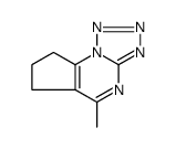 6H-Cyclopenta[e]tetrazolo[1,5-a]pyrimidine, 7,8-dihydro-5-methyl结构式