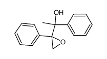 2-(1-hydroxyl-1-phenylethyl)-2-phenyloxirane结构式