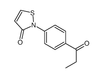 2-(4-propanoylphenyl)-1,2-thiazol-3-one Structure