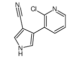 4-(2-chloropyridin-3-yl)-1H-pyrrole-3-carbonitrile结构式
