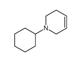 1-cyclohexyl-3,6-dihydro-2H-pyridine结构式