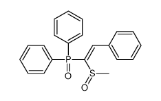 (2-diphenylphosphoryl-2-methylsulfinylethenyl)benzene结构式