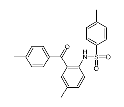 4-methyl-N-[4-methyl-2-(4-methylbenzoyl)phenyl]benzenesulfonamide Structure