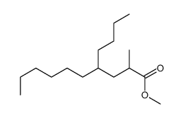 methyl 4-butyl-2-methyldecanoate结构式