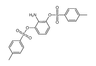 2-amino-1,3-phenylene bis(4-methylbenzene sulfonate) Structure