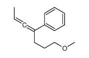 7-methoxyhepta-2,3-dien-4-ylbenzene结构式