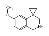 6'-METHOXY-2',3'-DIHYDRO-1'H-SPIRO[CYCLOPROPANE-1,4'-ISOQUINOLINE]结构式