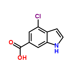 4-氯-1H-吲哚-6-羧酸图片