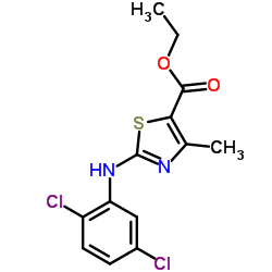 ETHYL 2-(2,5-DICHLORO-PHENYLAMINO)-4-METHYL-THIAZOLE-5-CARBOXYLATE Structure