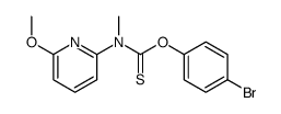 O-4-bromophenyl N-(6-methoxyl-2-pyridyl)-N-methylthiocarbamate结构式