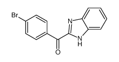 1H-benzimidazol-2-yl-(4-bromophenyl)methanone Structure