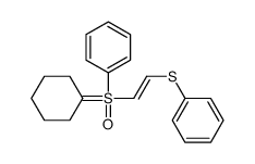 cyclohexylidene-oxo-phenyl-(2-phenylsulfanylethenyl)-λ6-sulfane Structure