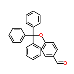 4-(三苯甲基氧基)苯甲醛结构式