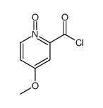 Picolinoyl chloride, 4-methoxy-, 1-oxide (7CI) Structure