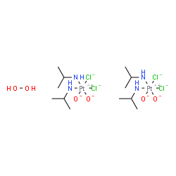 dichlorobis(isopropylamine) dihydroxyplatinum IV-hydrogen peroxide picture