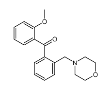 2-METHOXY-2'-MORPHOLINOMETHYL BENZOPHENONE结构式