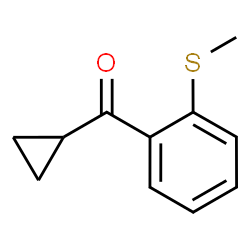 CYCLOPROPYL 2-THIOMETHYLPHENYL KETONE结构式