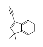3,3-dimethylindene-1-carbonitrile Structure