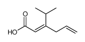 2,5-Hexadienoic acid, 3-(1-methylethyl) Structure