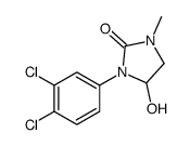 3-(3,4-dichlorophenyl)-4-hydroxy-1-methylimidazolidin-2-one结构式