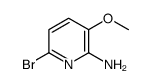 6-溴-3-甲氧基吡啶-2-胺结构式