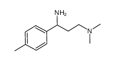 3-dimethylamino-1-(4-methylphenyl)propanamine结构式