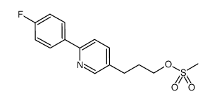 methanesulfonic acid 3-(6-(4-fluorophenyl)pyridin-3-yl)propyl ester结构式