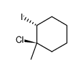 (1R,2R)-1-Chloro-2-iodo-1-methyl-cyclohexane结构式