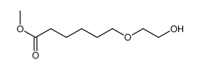 methyl 6-(2-hydroxyethoxy)hexanoate结构式