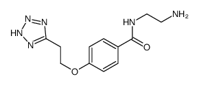 N-(2-aminoethyl)-4-[2-(2H-tetrazol-5-yl)ethoxy]benzamide Structure