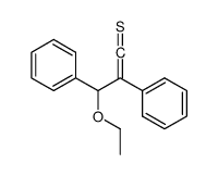 3-ethoxy-2,3-diphenylprop-1-ene-1-thione Structure