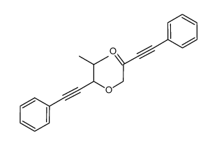 1-{[1-(1-methylethyl)-3-phenylprop-2-yn-1-yl]oxy}-4-phenylbut-3-yn-2-one结构式
