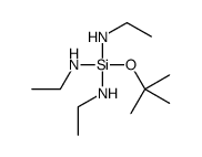 N-[bis(ethylamino)-[(2-methylpropan-2-yl)oxy]silyl]ethanamine结构式