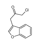 1-(1-benzofuran-3-yl)-3-chloropropan-2-one结构式