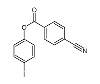 (4-iodophenyl) 4-cyanobenzoate结构式