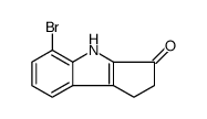 Cyclopent[b]indol-3(2H)-one, 5-bromo-1,4-dihydro结构式