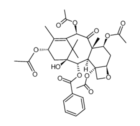7,13-diacetyl baccatin III Structure