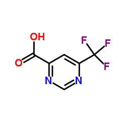 6-三氟甲基-嘧啶-4-羧酸结构式