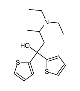 3-(diethylamino)-1,1-dithiophen-2-ylbutan-1-ol结构式