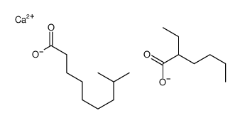 (2-ethylhexanoato-O)(isodecanoato-O)calcium Structure