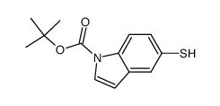 5-mercapto-indole-1-carboxylic acid tert-butyl ester Structure