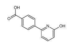 4-(6-oxo-1H-pyridin-2-yl)benzoic acid结构式