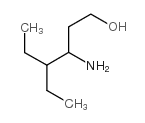 3-amino-4-ethylhexan-1-ol结构式