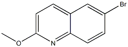 6-BroMo-2-Methoxyquinoline结构式